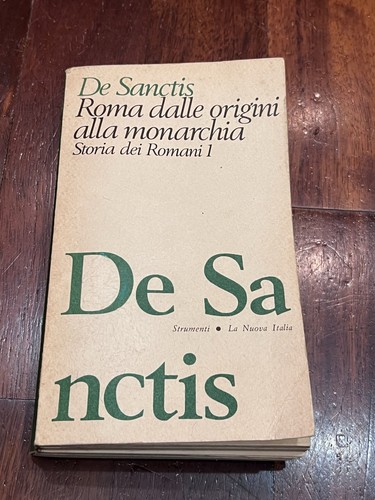 Sanctis storia dei romani - de,