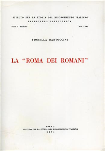 Bartoccini fiorella la roma - -,