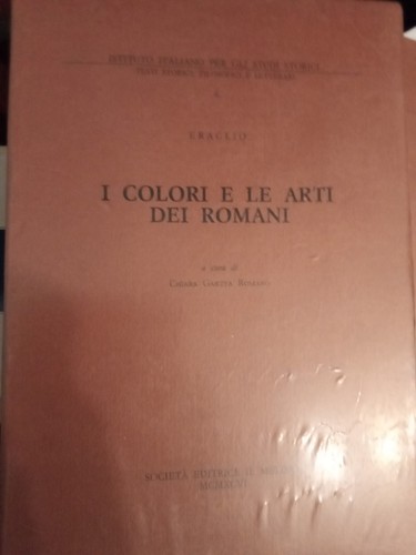 Eraclio colori arti dei - le,