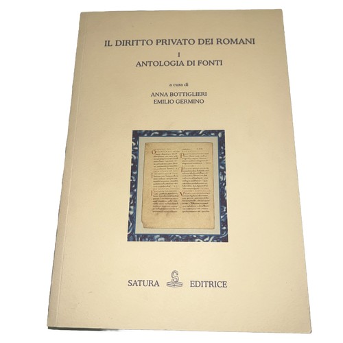 Diritto privato dei romani - diritto,