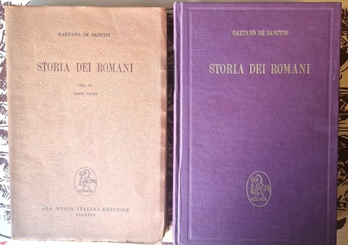 Sanctis storia dei romani - storia,