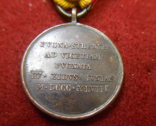 Medaglia 1848 per difesa - medaglia,