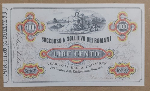 100 lire soccorso sollievo dei - 100,